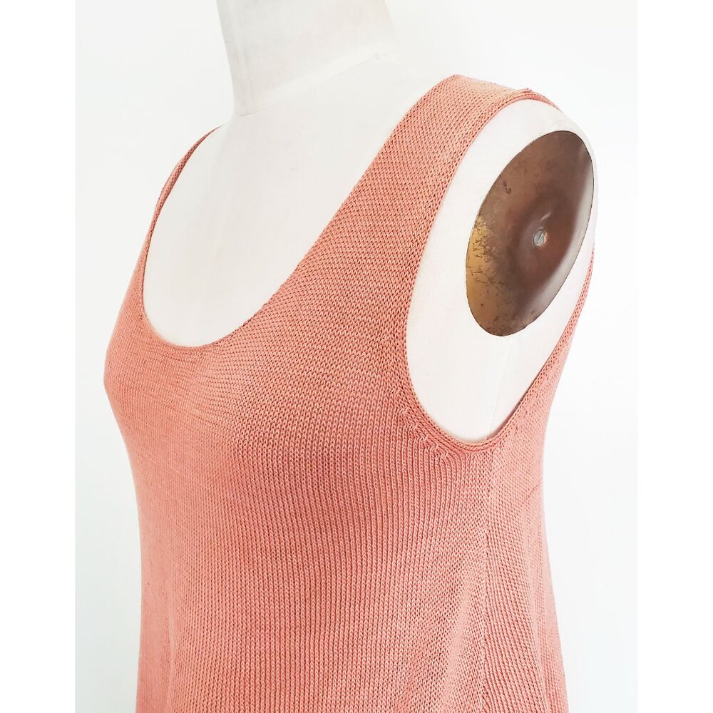 Peruvian Connection Womens Knit Tank Top Ballet Layton Tank Handkerchief Hem NWT - Picture 5 of 12